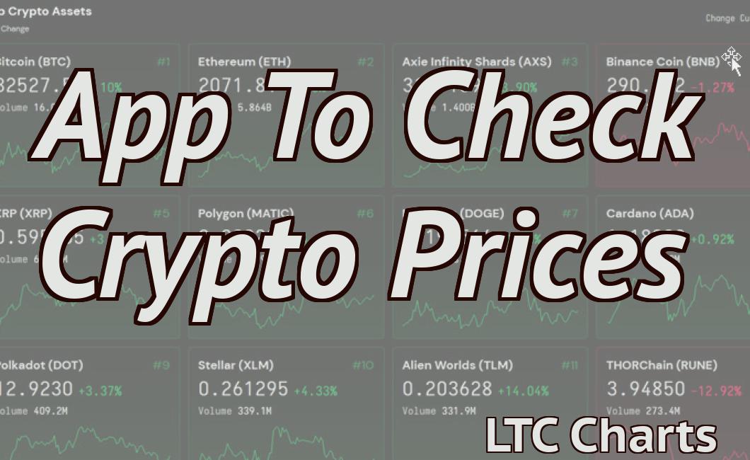 App To Check Crypto Prices