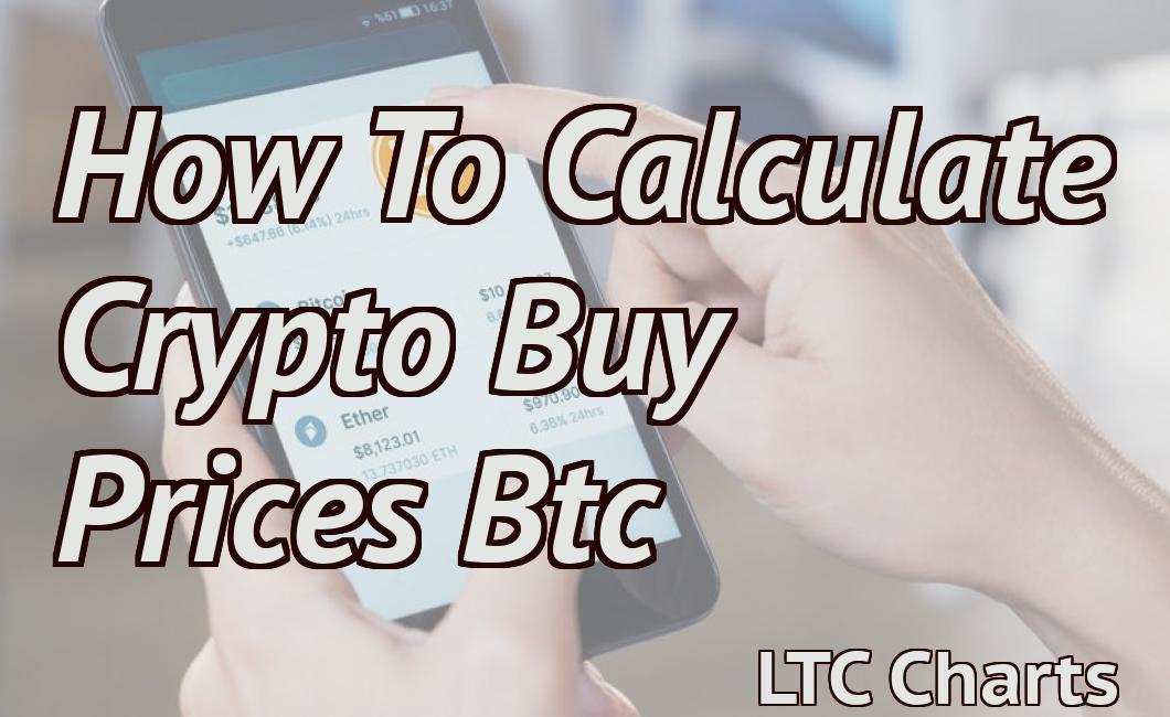 how to compute crypto price
