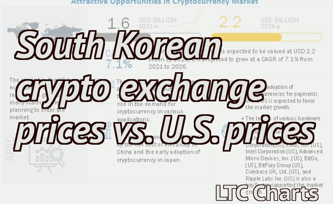 korean exchange crypto prices