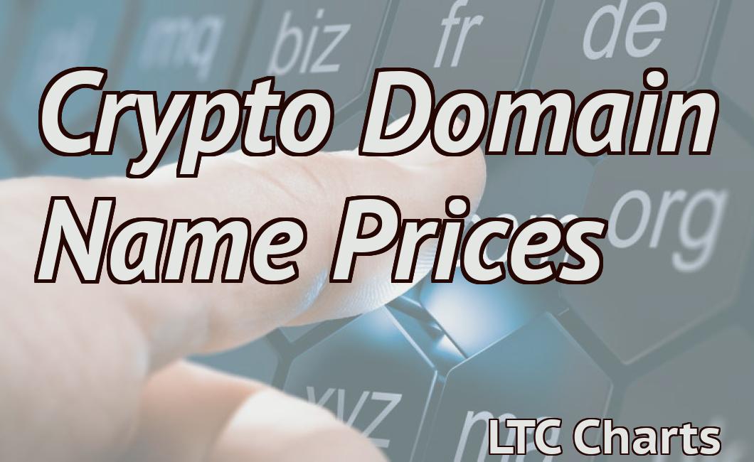 Crypto Domain Name Prices