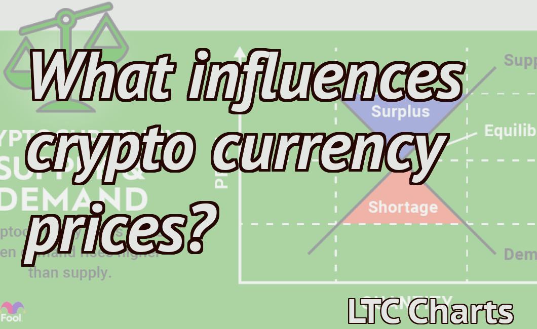 What influences crypto currency prices?