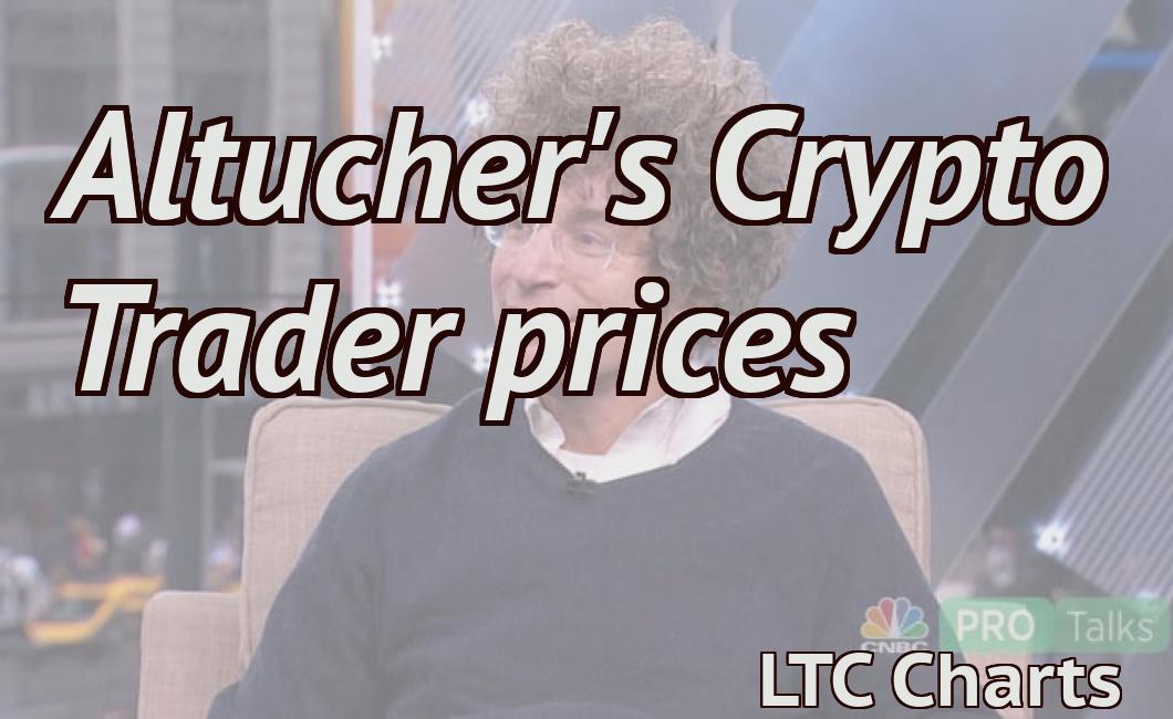 Altucher's Crypto Trader prices