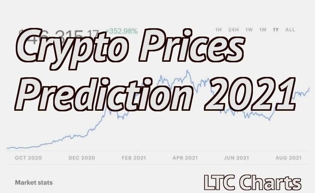 Crypto Prices Prediction 2021