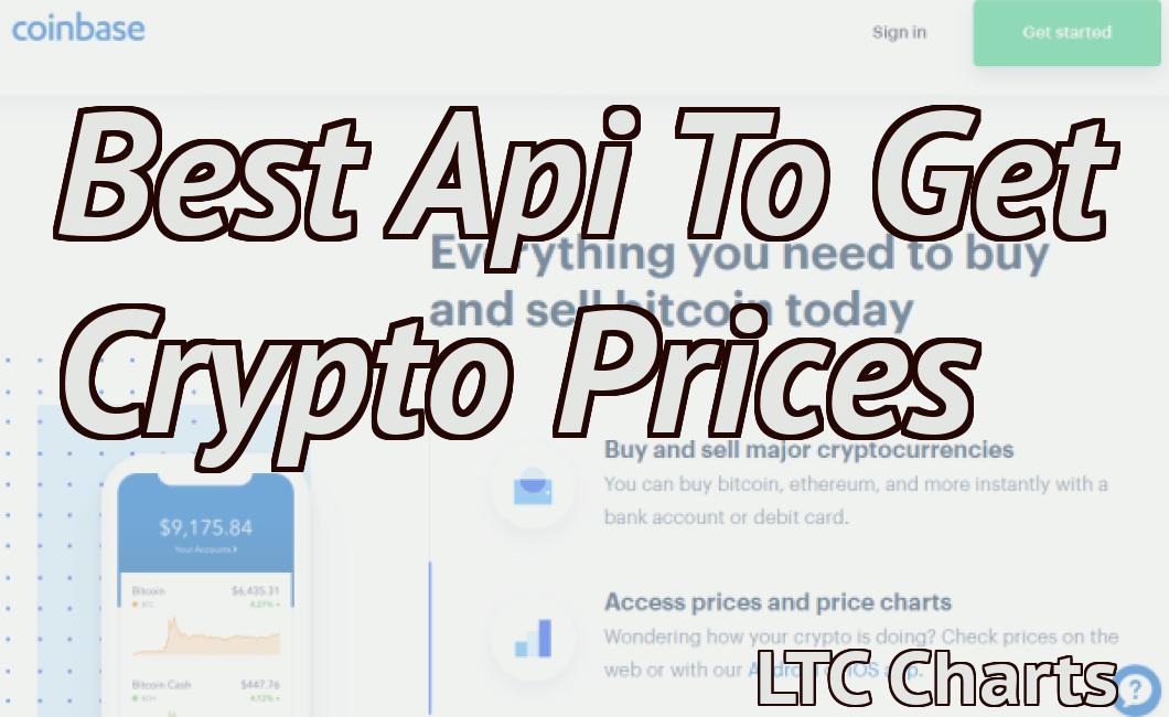 Best Api To Get Crypto Prices