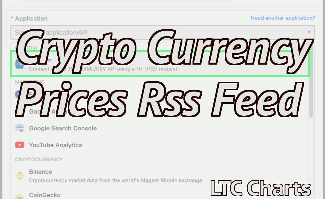 Crypto Currency Prices Rss Feed