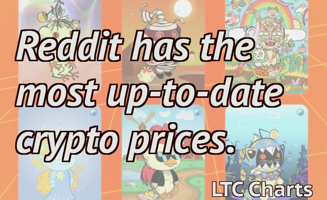 Reddit has the most up-to-date crypto prices.