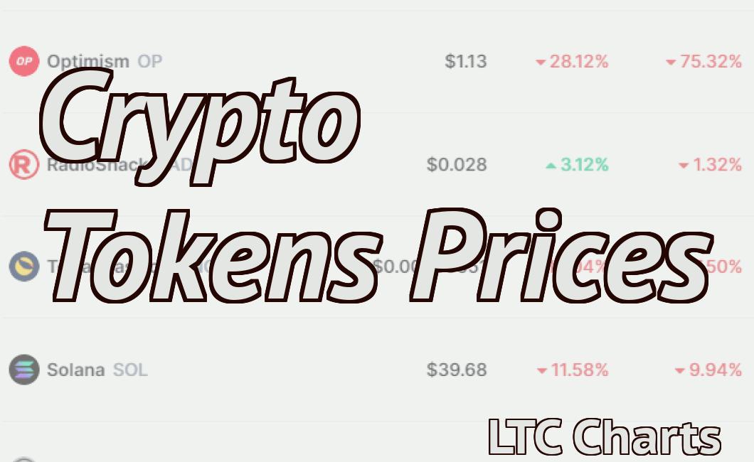 Crypto Tokens Prices