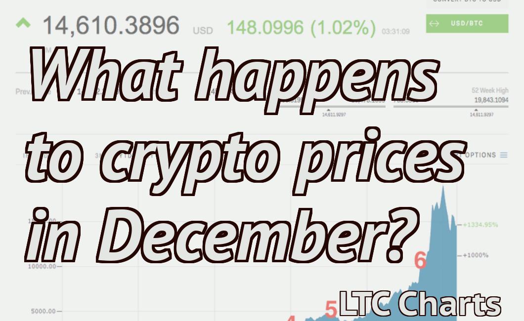 what happens to crypto prices in december