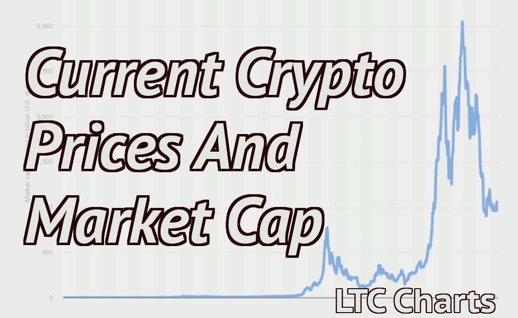 Current Crypto Prices And Market Cap