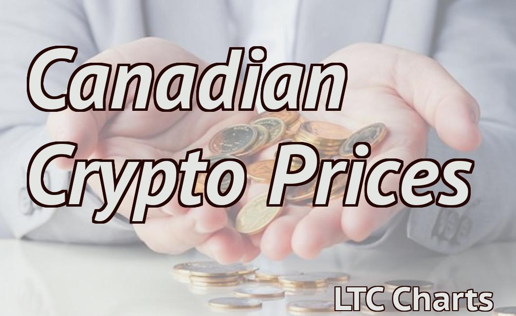crypto prices canadian