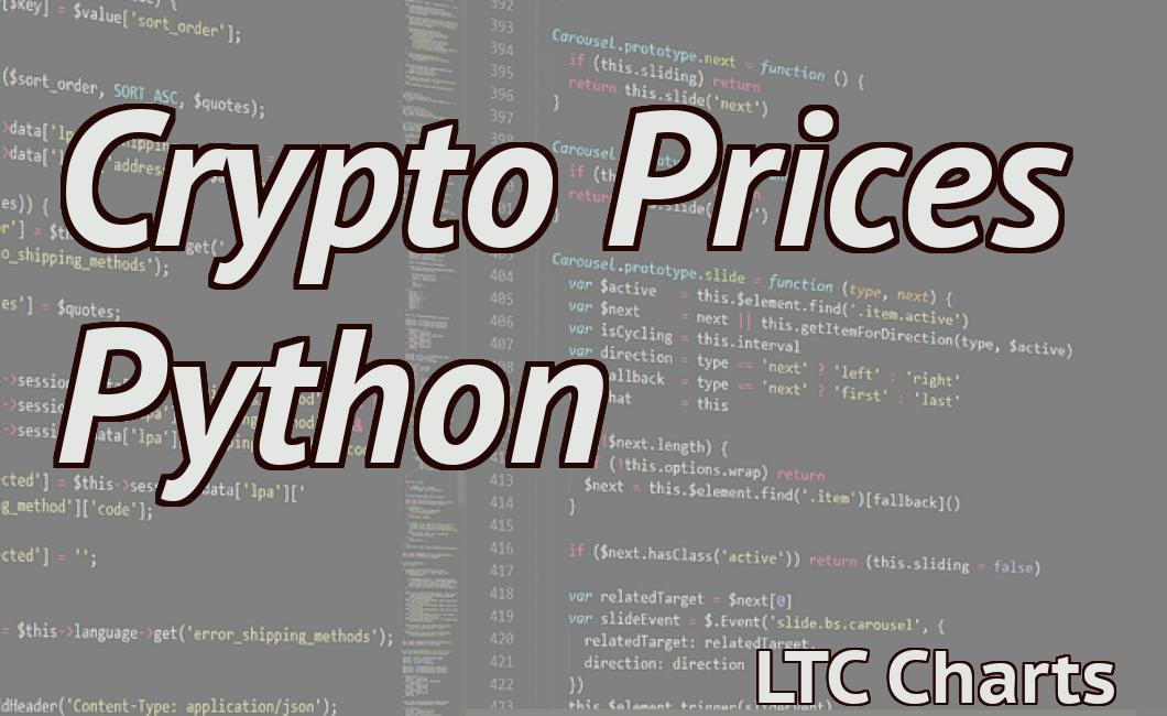 get crypto price in google python