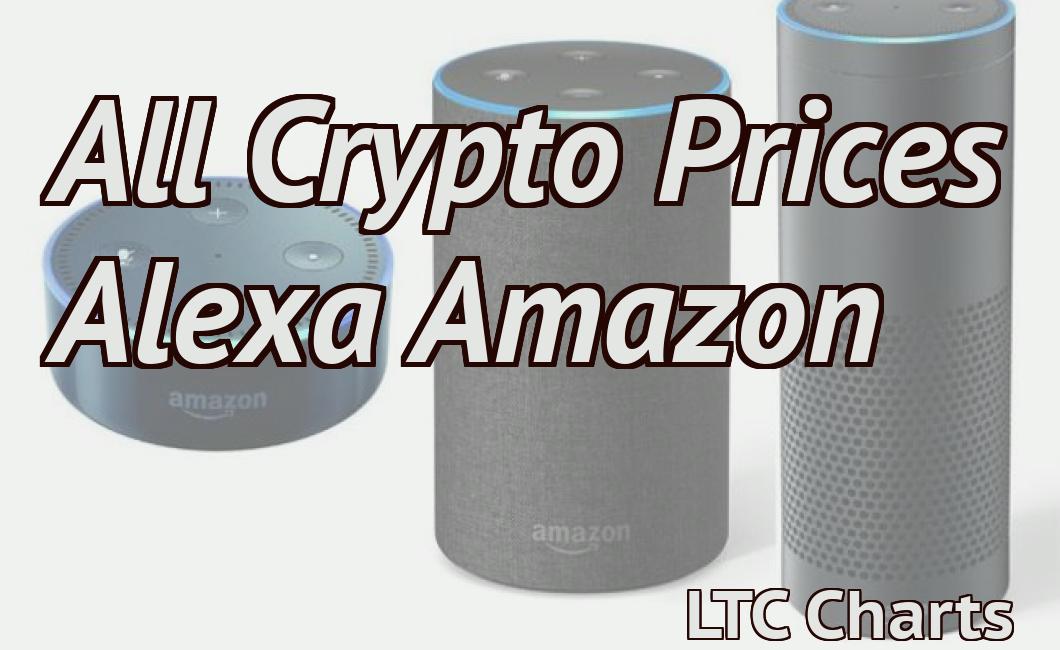 alexa give crypto prices