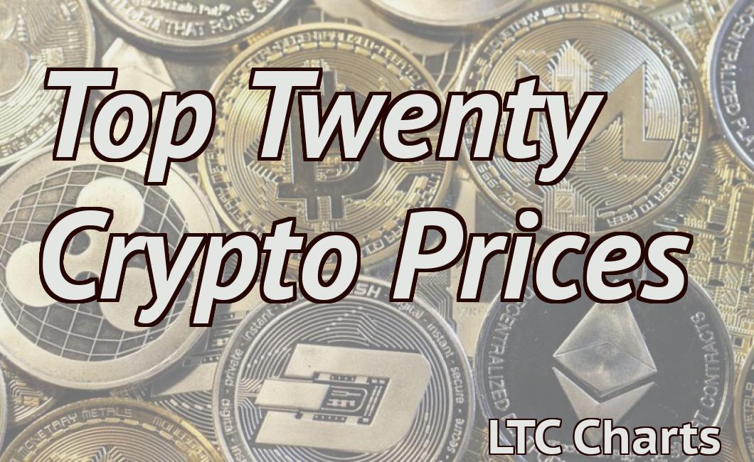 Top Twenty Crypto Prices