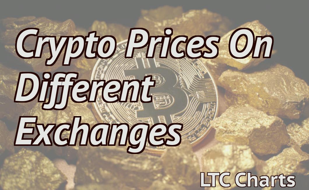 Crypto Prices On Different Exchanges