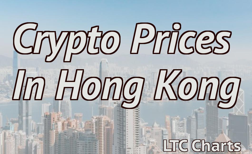 Crypto Prices In Hong Kong