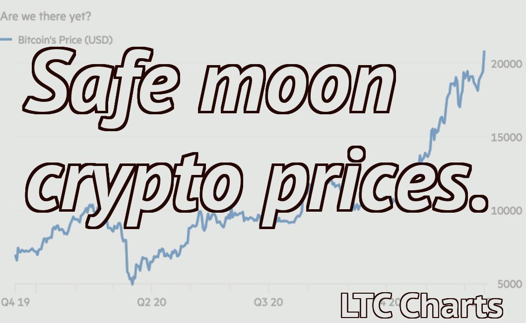 Safe moon crypto prices.