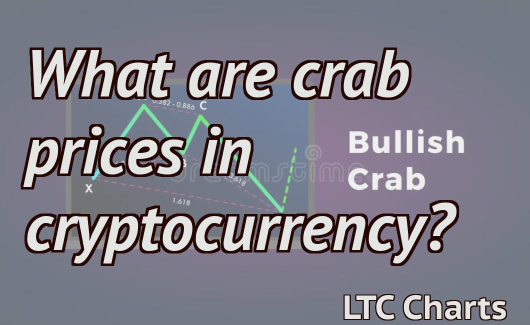 What are crab prices in cryptocurrency?
