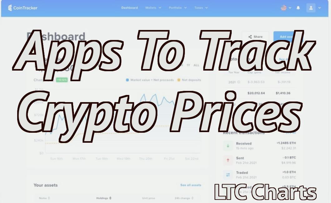 Apps To Track Crypto Prices