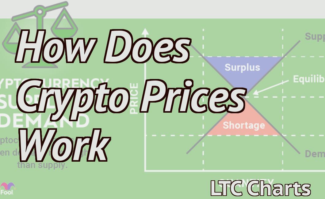 How Does Crypto Prices Work
