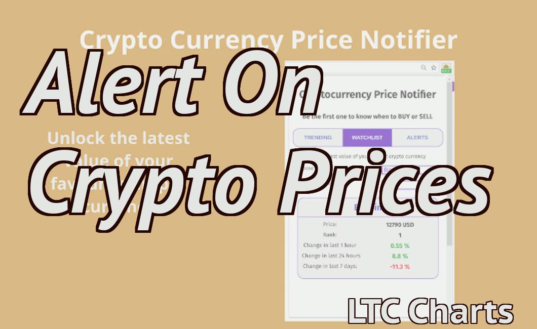 Alert On Crypto Prices