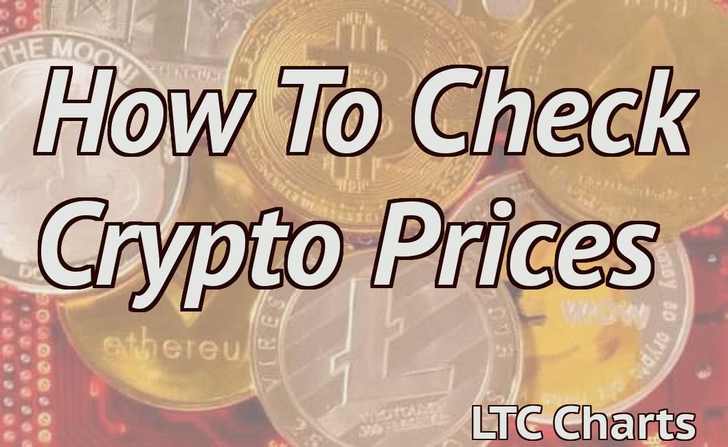 check crypto price